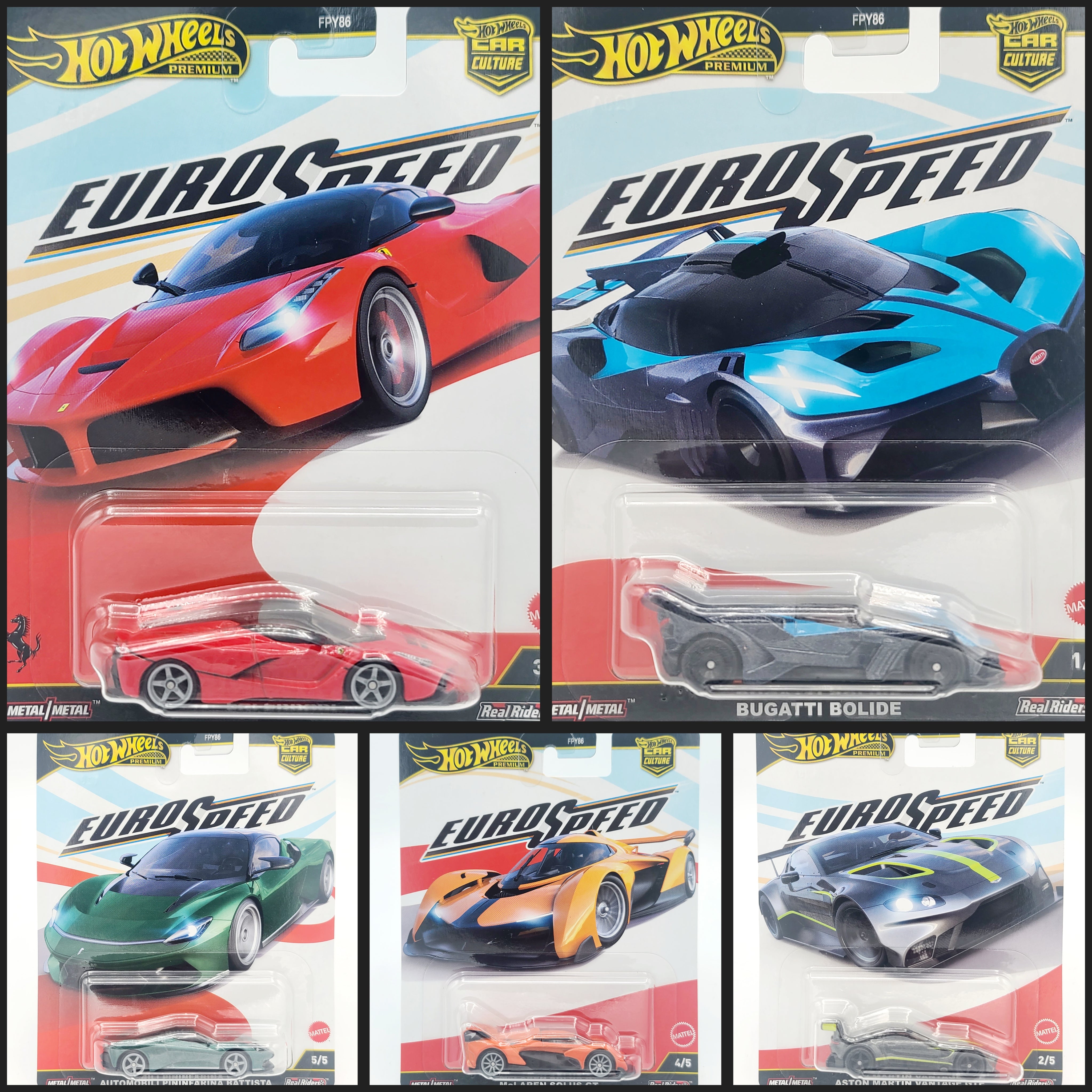 Hot Wheels - Factory Sealed Case - 2025 Car Culture Case L - Euro Speed (10 Cars)